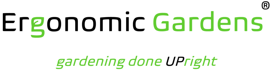 Logo Ergonomic Gardens, gardening done UpRight